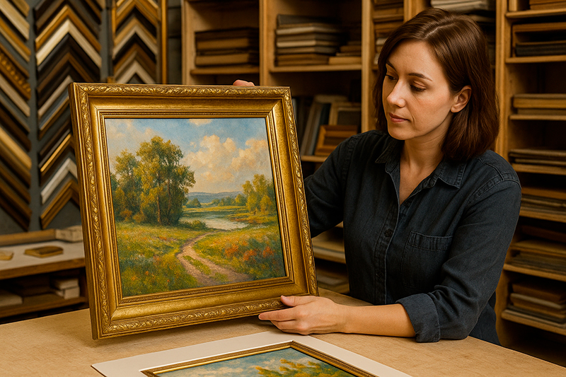 Оформление живописи