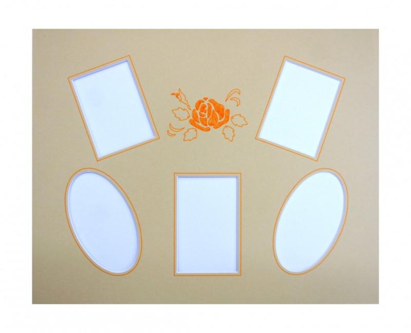 Фигурное паспарту 22