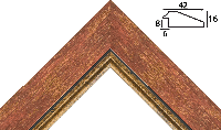 Деревянный багет aa160.08