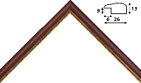 Деревянный багет аа790.18