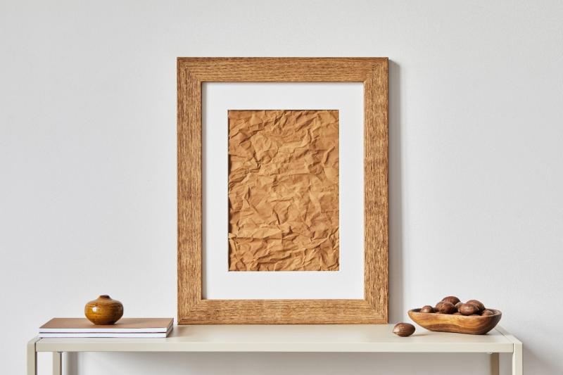 Необычное украшение — папирусы в багете