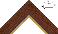 Деревянный багет аа135.15