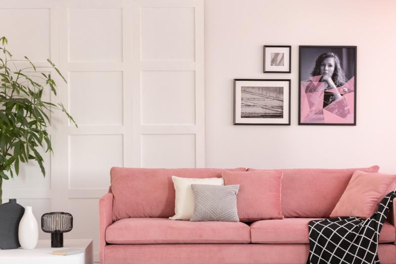 Алюминиевые багетные рамы в интерьере