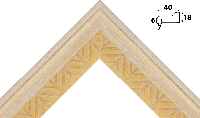 Деревянный багет am622ao.2480