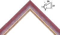 Деревянный багет 2250-05