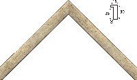 Деревянный багет аа125.75