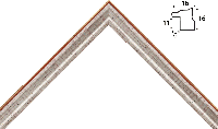 Деревянный багет аа085.12