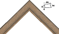 Деревянный багет aa315.32