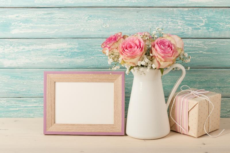 Декупаж рамки для фотографий в стиле Шебби Шик