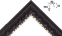 Пластиковый багет bl35072