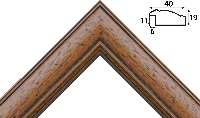 Деревянный багет aa190.05
