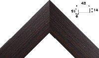 Деревянный багет aa616.28