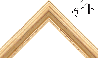 Деревянный багет am724yo.3043