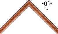 Деревянный багет aa530.05
