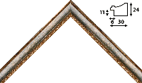 Деревянный багет aa893.06
