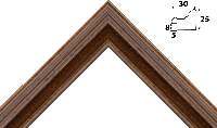 Деревянный багет am724mo.0373
