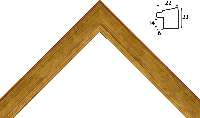Деревянный багет аа062.81