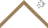 Деревянный багет am0109.l13