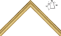 Деревянный багет аа085.01