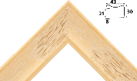 Деревянный багет amkom120
