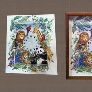 Оформление вышивок