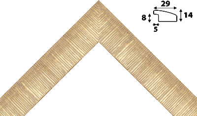 Пластиковый багет bl29014