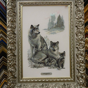 Оформление вышивок