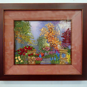 Оформление вышивок