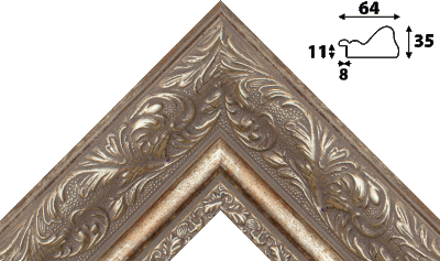 Пластиковый багет bl64042