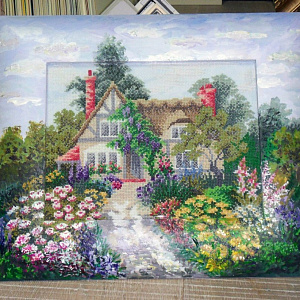 Оформление вышивок